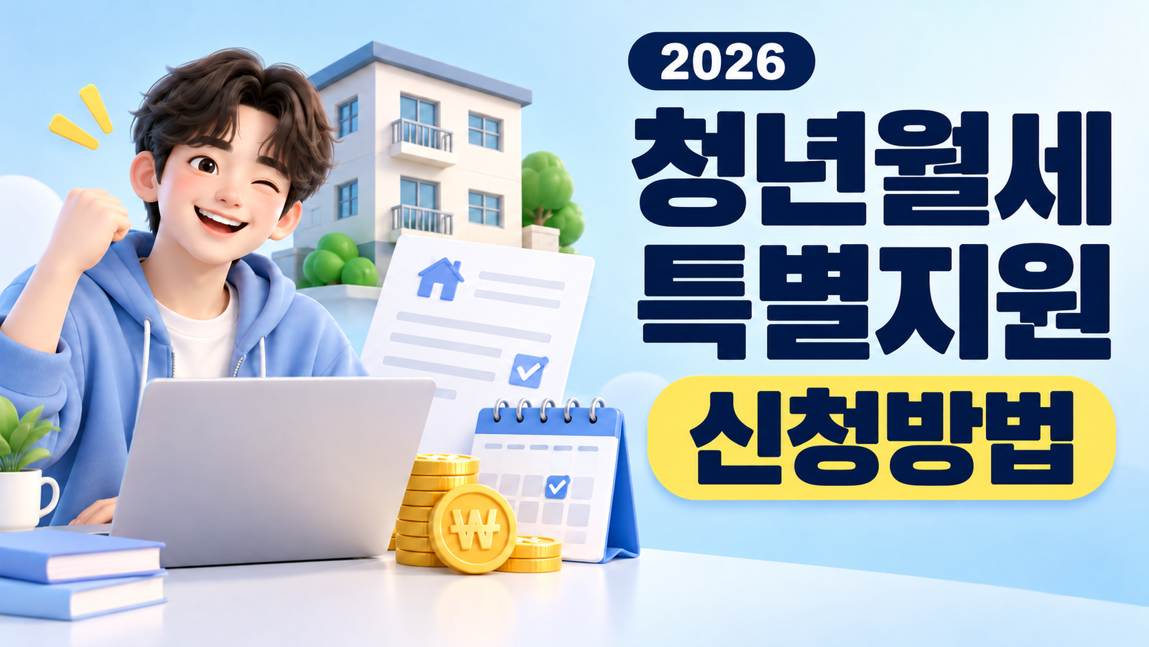 2026년 청년월세 특별지원 신청방법 및 자격 요건 완벽 가이드