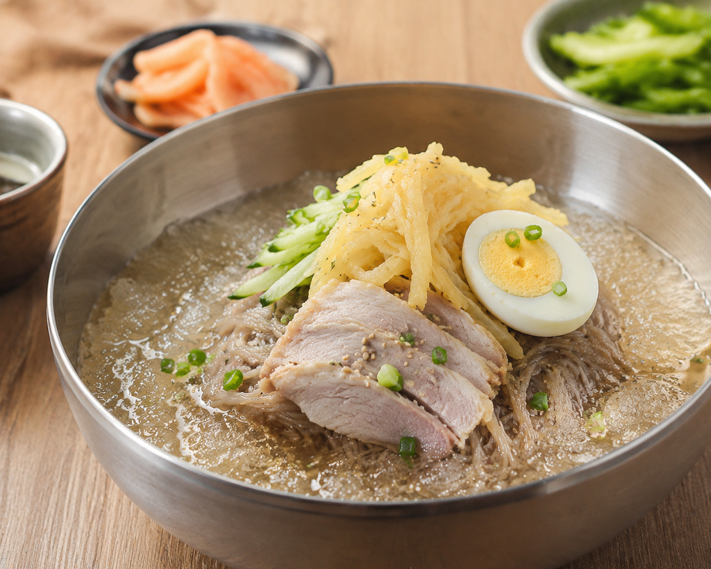 제주식 금악무짠지 메밀냉면